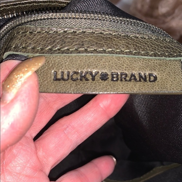 Lucky Brand Green Crossbody Bag with Textured Finish - Picture 6 of 6